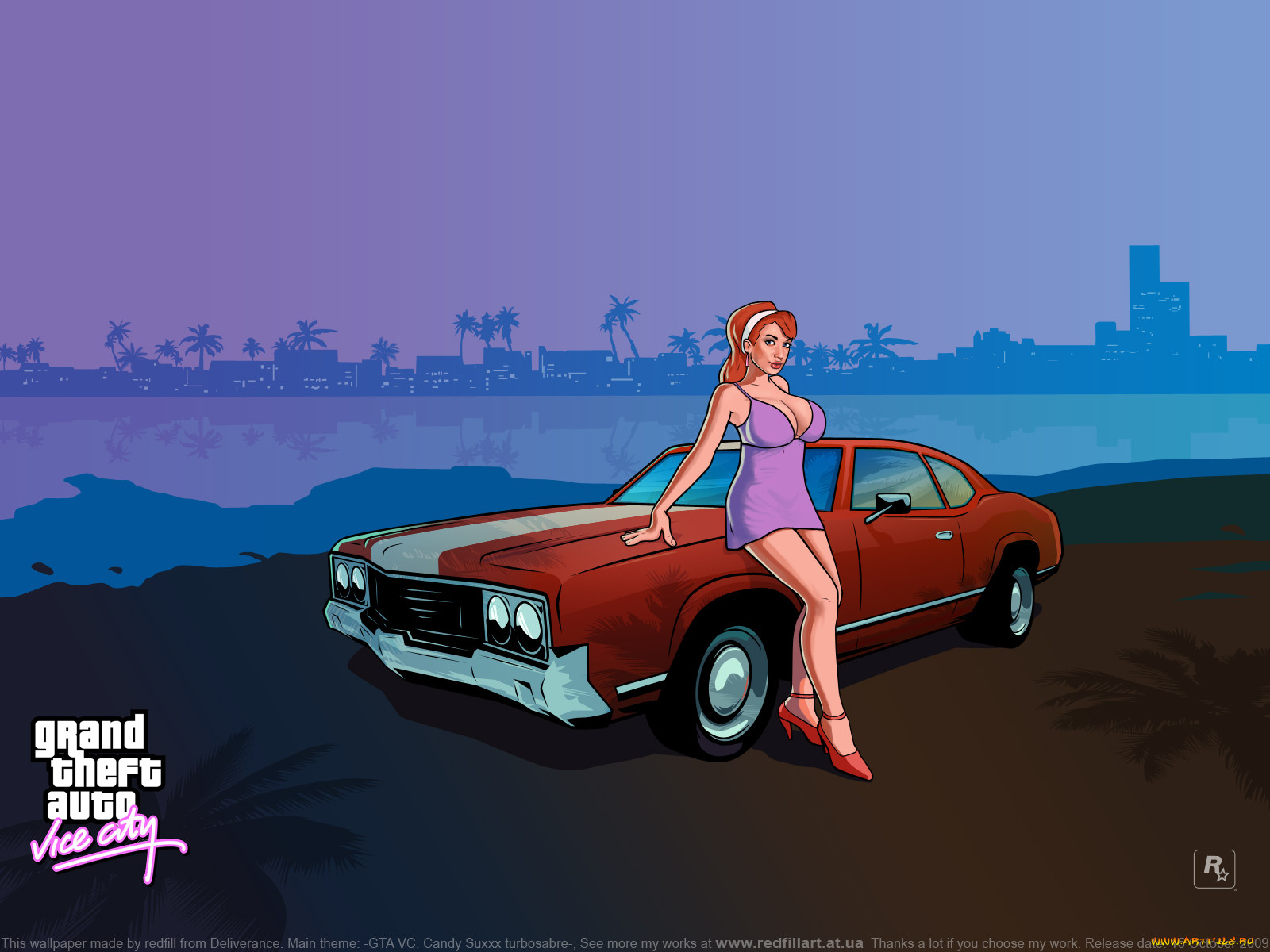 Обои Vice City Свалка Grand Theft Auto: Vice City, обои для рабочего стола,  фотографии vice, city, видео, игры, grand, theft, auto Обои для рабочего  стола, скачать обои картинки заставки на рабочий стол.